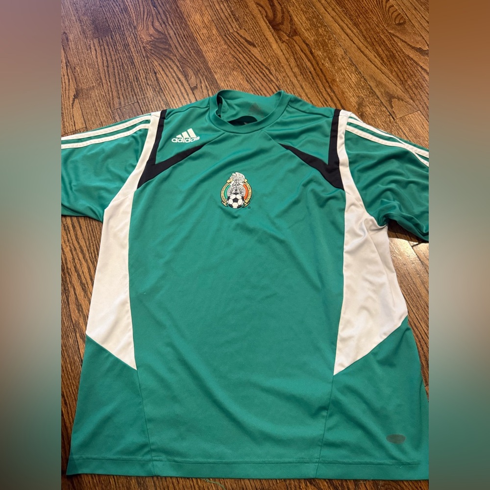 Adidas Mexico National Soccer Team Home Seleccion Mexicana Jersey Vintage